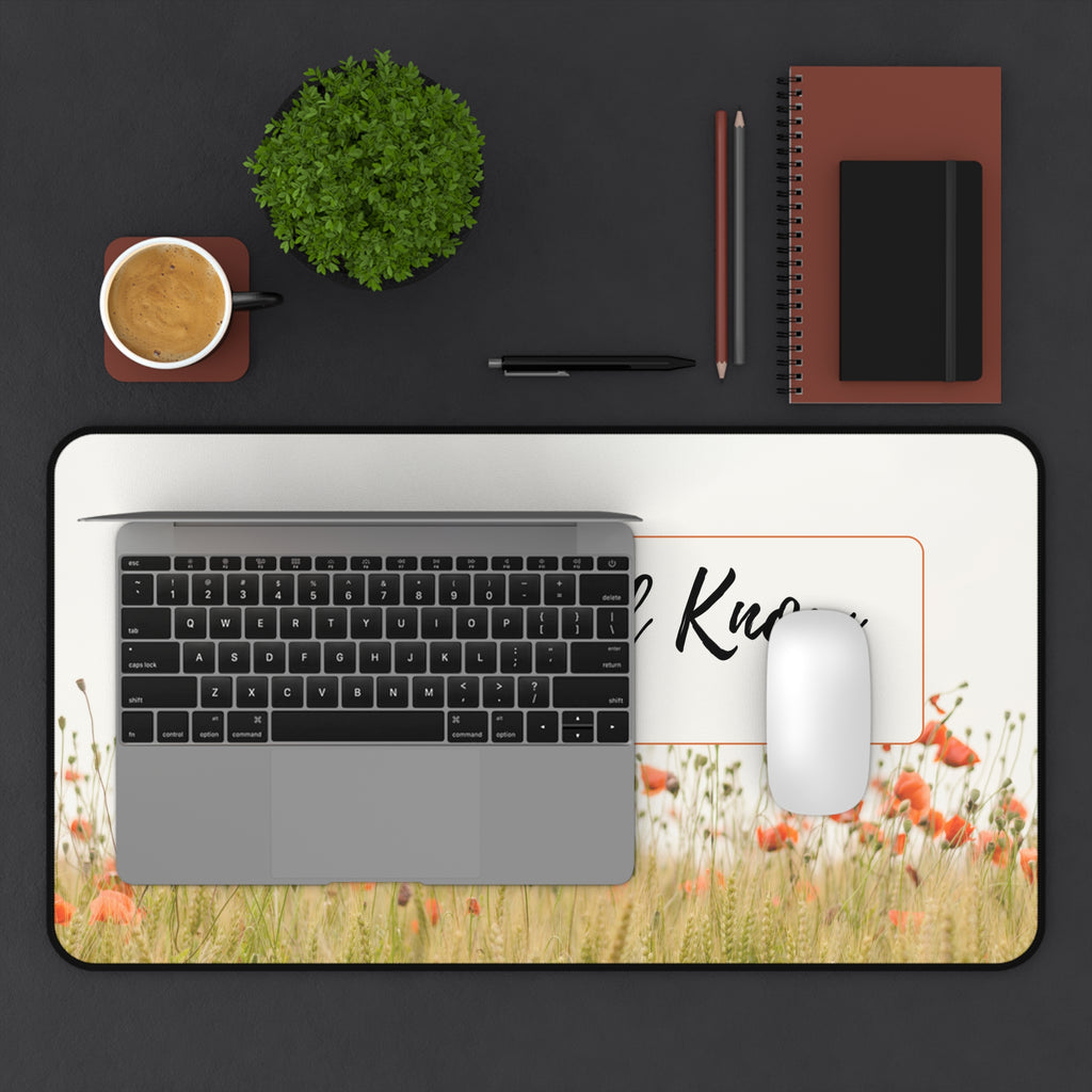 Be Still and Know Desk Mat