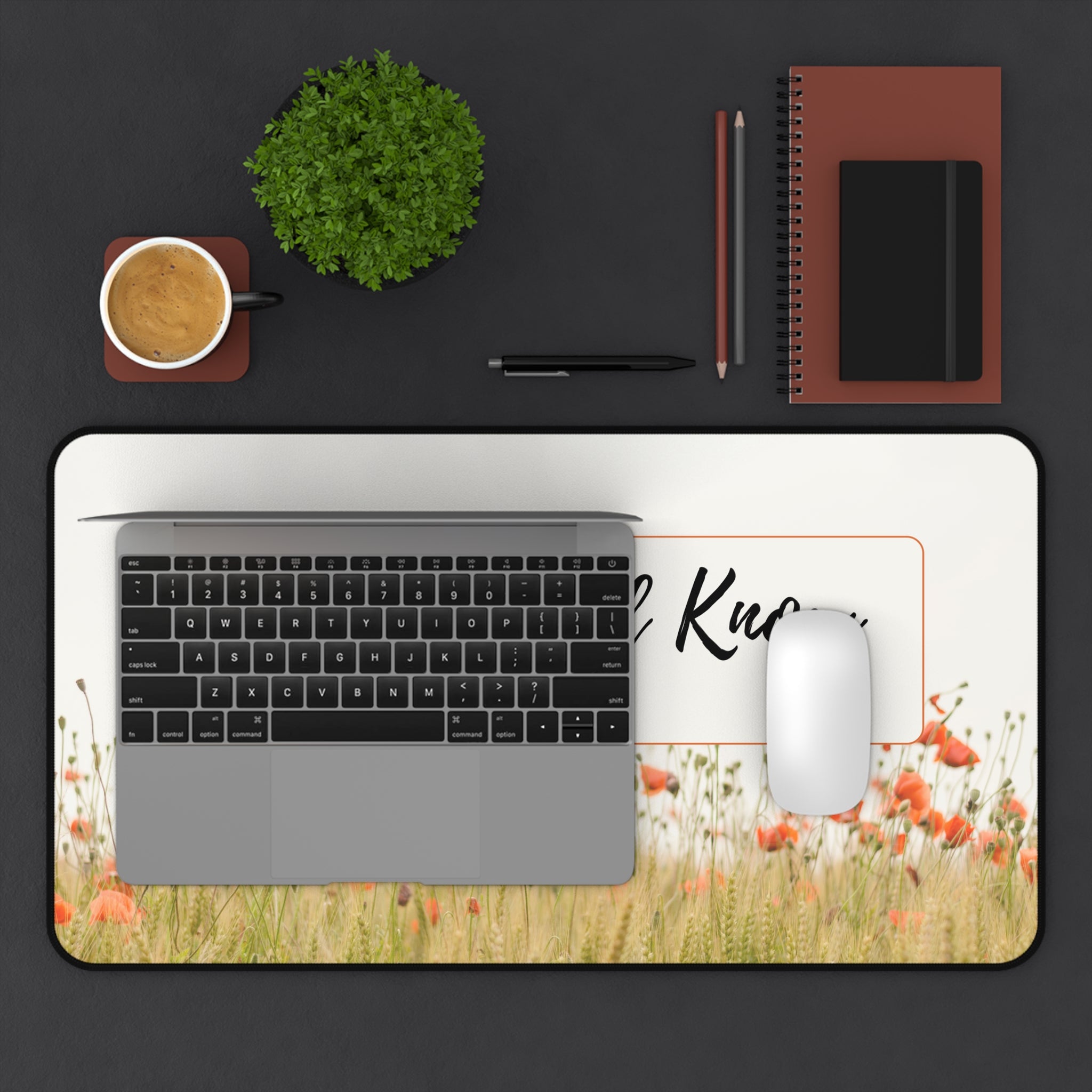 Be Still and Know Desk Mat