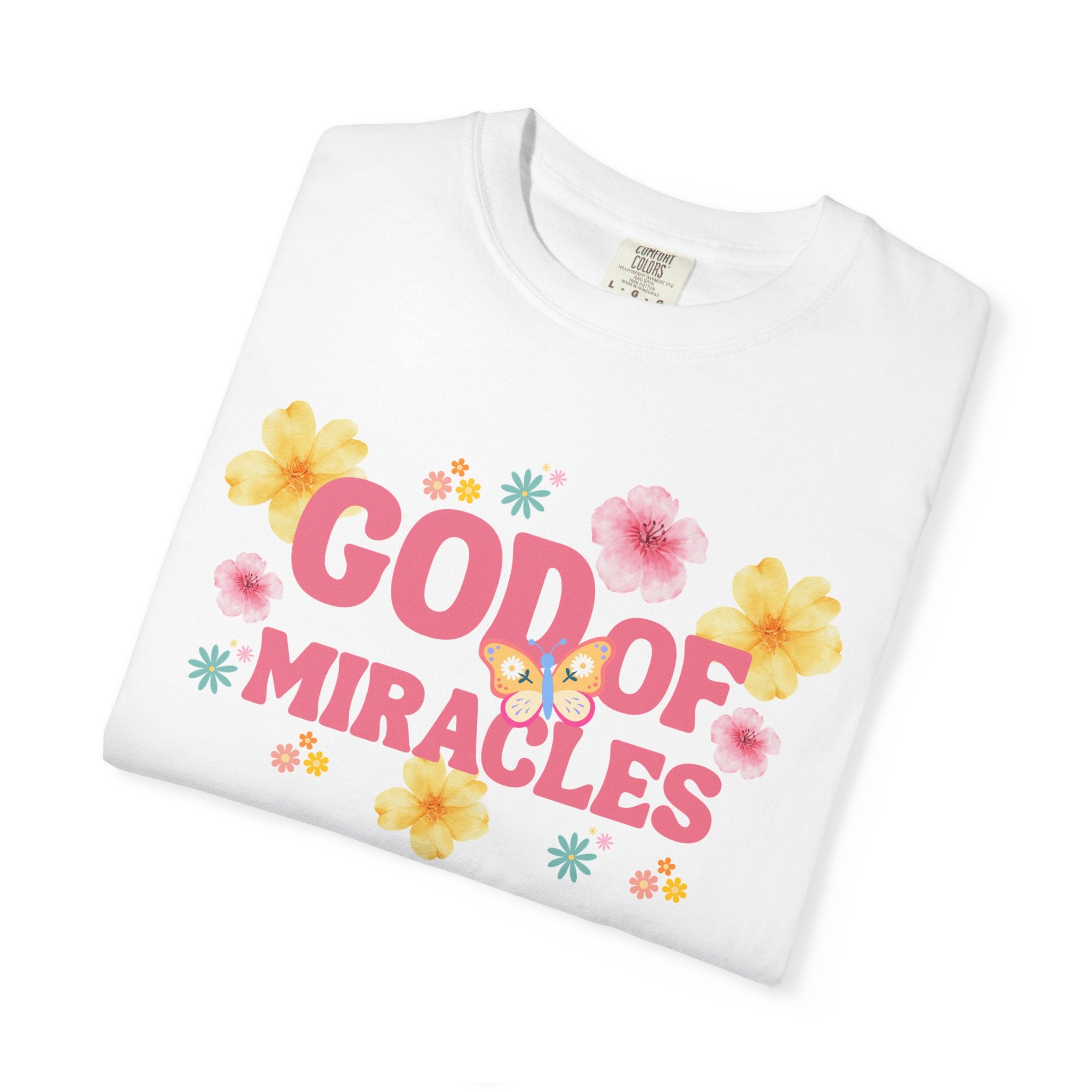 God of Miracles Floral T-Shirt